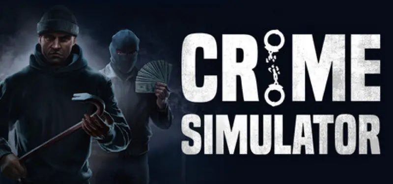Crime Simulator Steam header capsule published on the store page